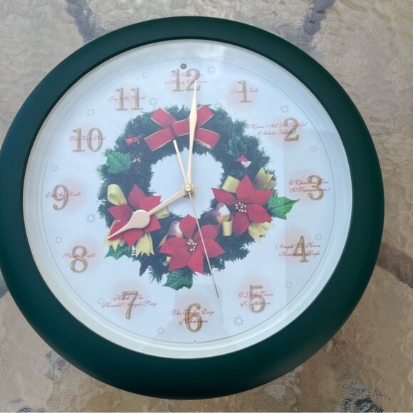 Ergo Christmas Old Tyme Caroling Clock - Tested & Works - Picture 1 of 7